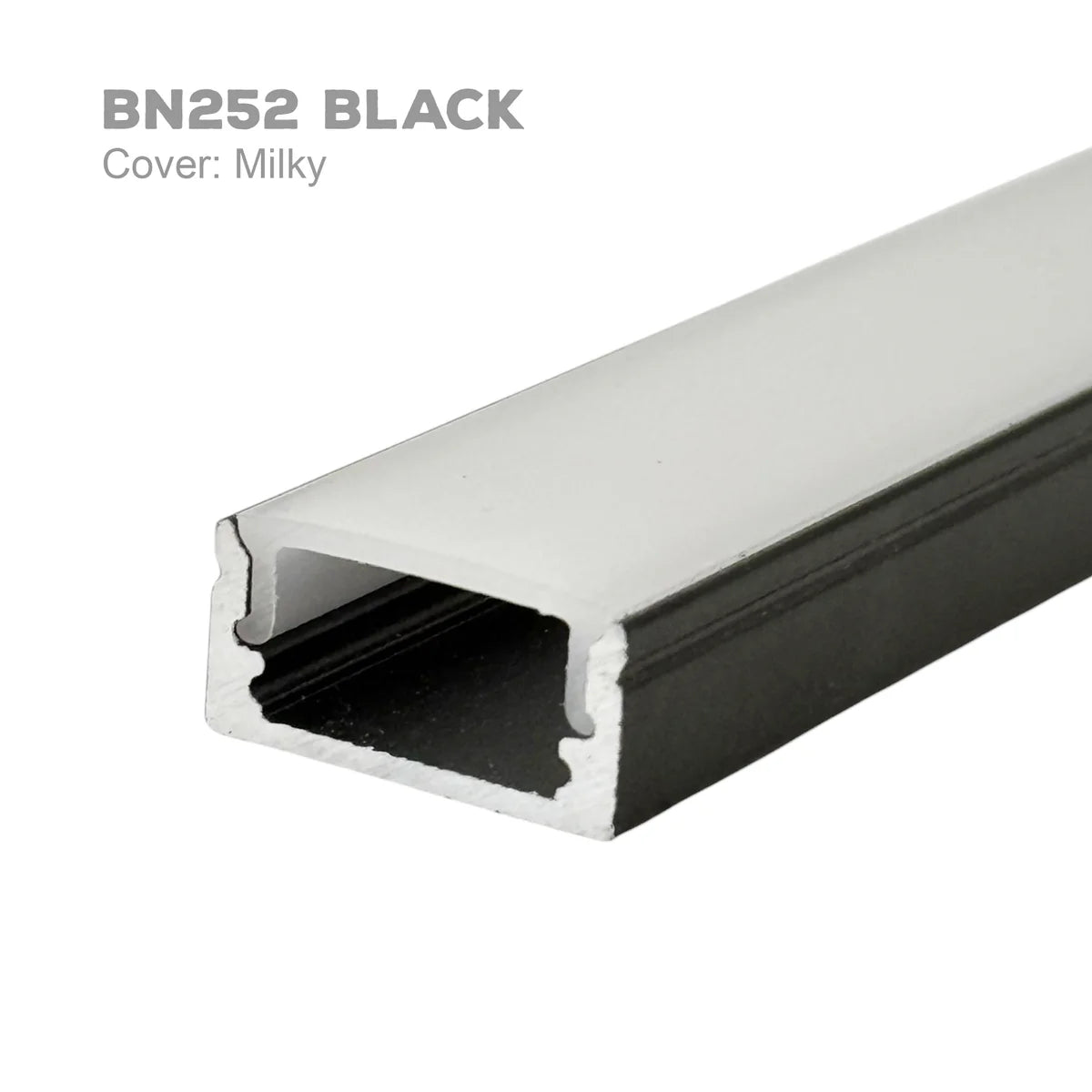 Black with Milky Cover