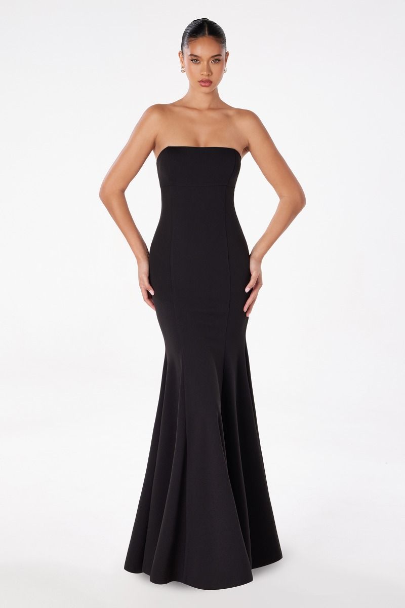 Poppy Maxi Dress - Strapless Fitted Summer Dress for Women | Beach Wedding, Party & Vacation Outfit