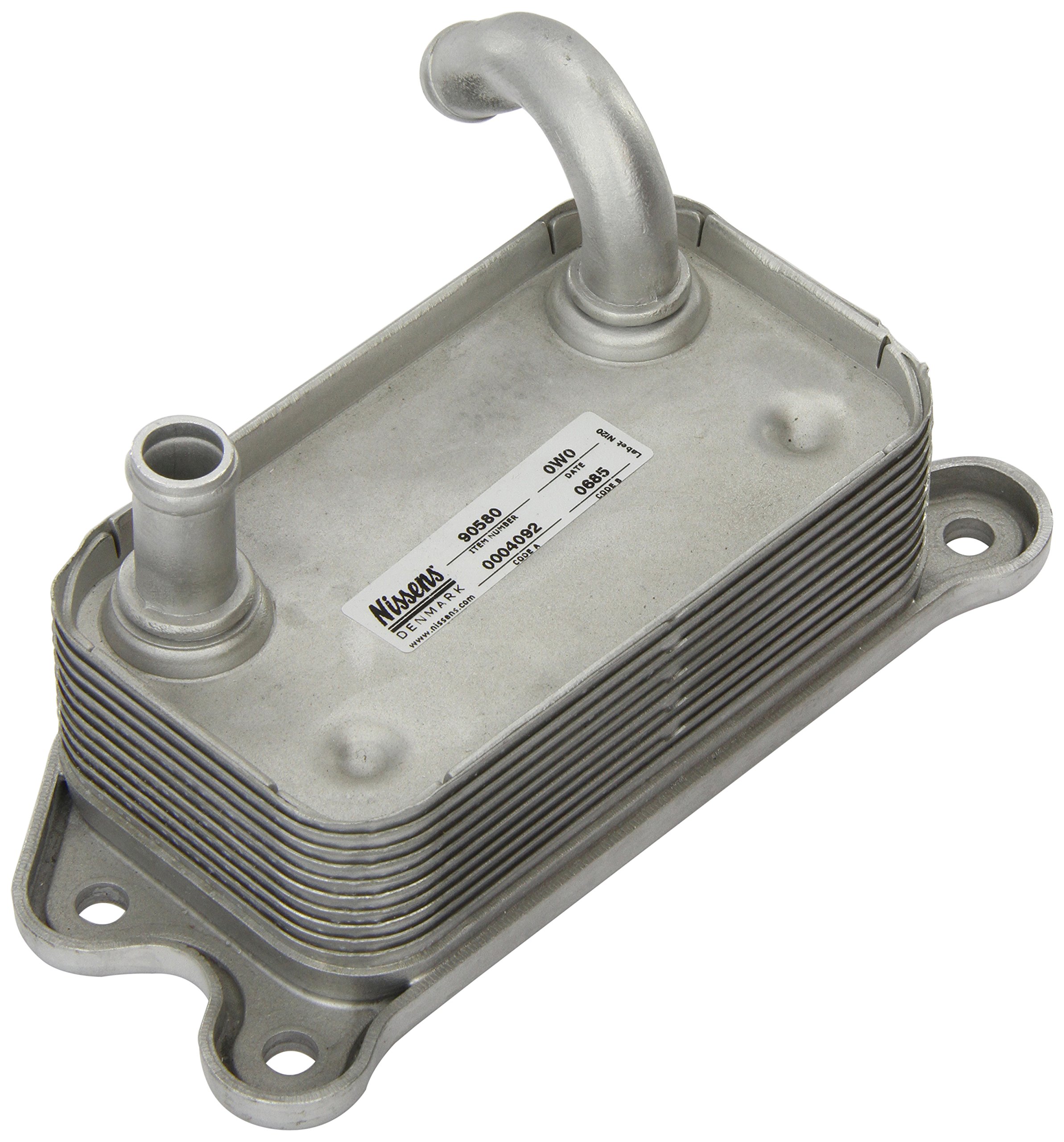Nissens 90580 Engine Oil Cooler - High Performance Cooling for Cars, Trucks & SUVs - Perfect for High-Temperature Driving & Heavy-Duty Use