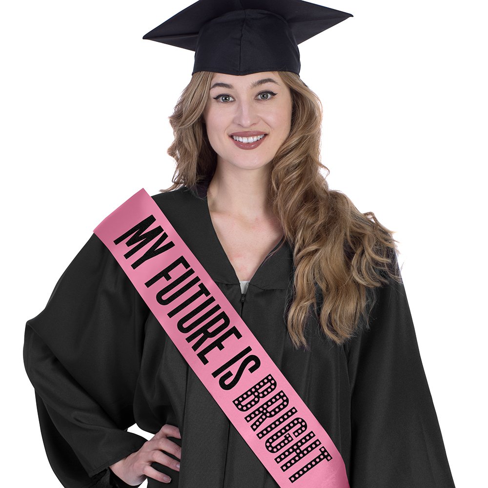 2020 Graduation Rhinestone Sash - Elegant High School & College Grad Gift with Sparkling Crystals for Commencement Ceremony, Photo Shoots & Party Decorations
