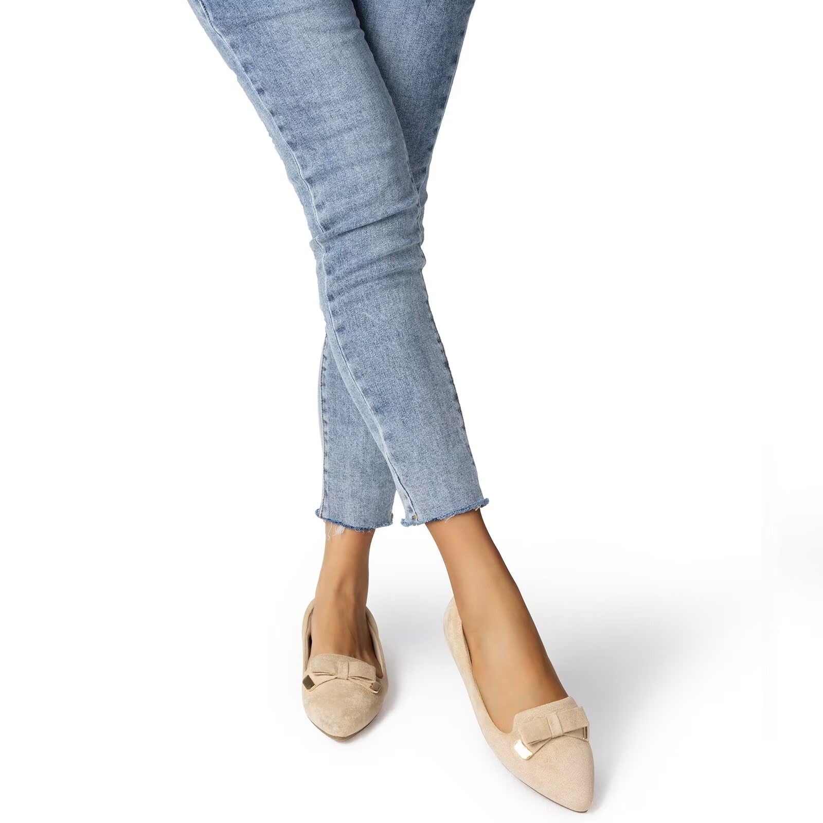 Comfortable Women's Slip-On Flat Shoes - MUSSHOE Casual & Dress Flats for Everyday Wear | Perfect for Work, Office, and Special Occasions