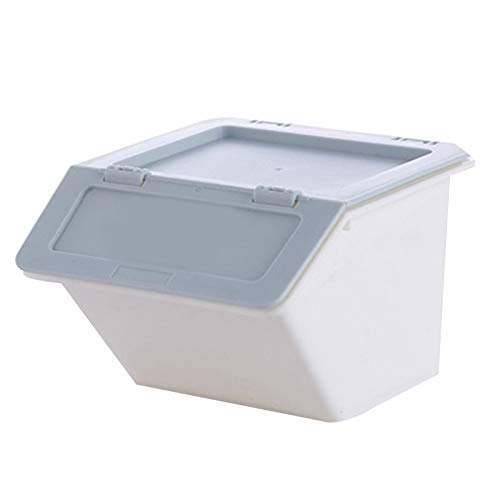 Stackable Mesh Plastic Snack & Stationery Storage Box with Lid - Organizer for School, Office, Work, Travel & Home Use