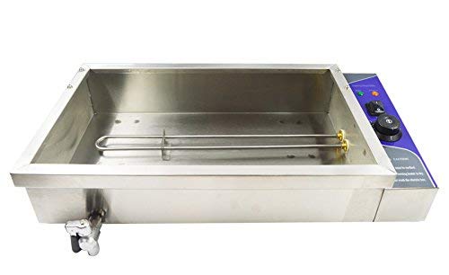 INTSUPERMAI Commercial 2-Pan Countertop Food Warmer | Bain Marie Buffet Heater for Soups, Stews & Catering | 110V Electric Steam Table for Restaurants, Cafeterias & Events