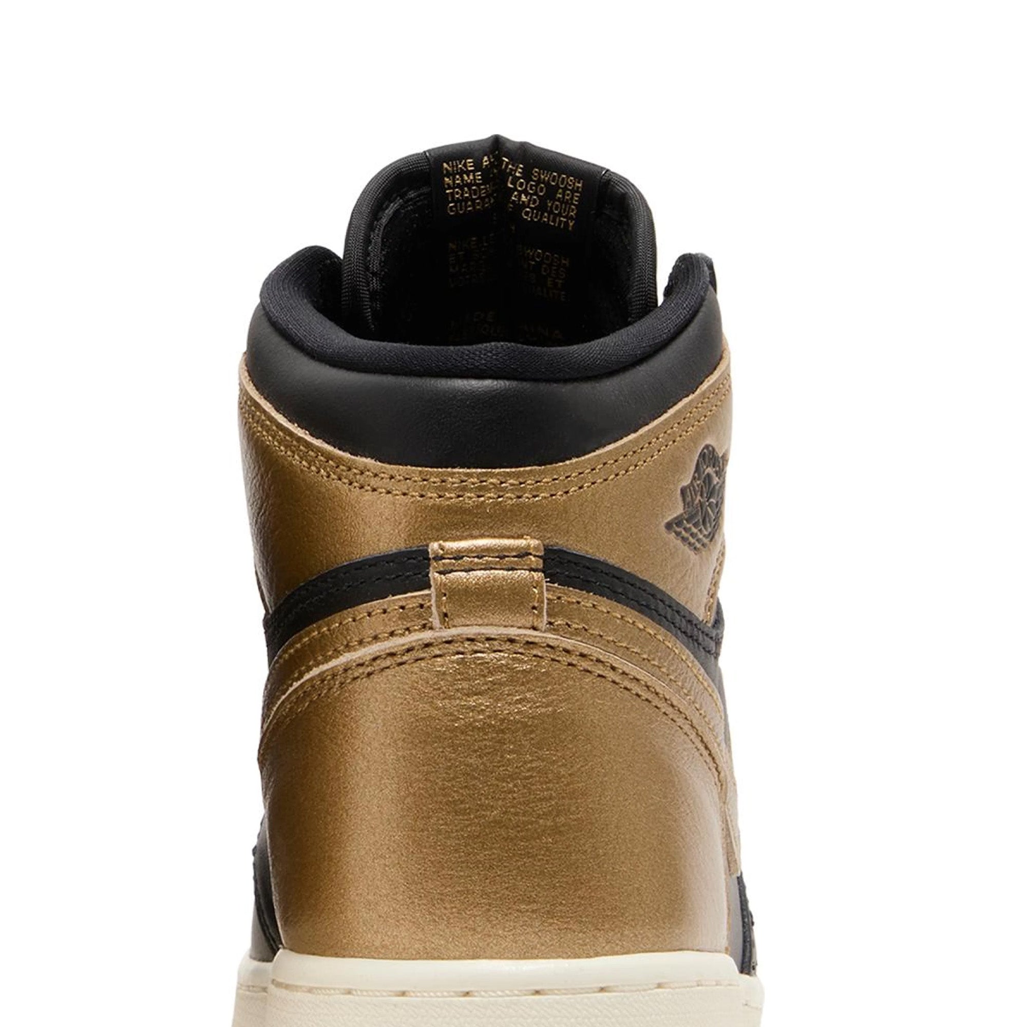 Air Jordan 1 Retro High OG 'Black Metallic Gold' GS Sneakers (2024) - Classic Basketball Shoes for Women & Girls - Perfect for Streetwear, Casual Outfits & Sneaker Collectors