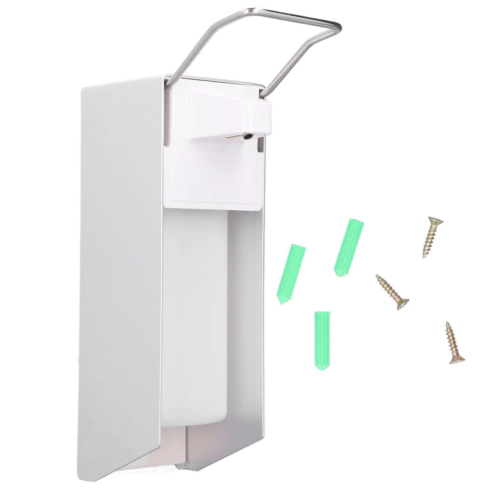 JOOTEN Wall Mounted Elbow Press Soap Dispenser - Corrosion Resistant Stainless Steel Soap Pump for Bathroom, Kitchen, Hotel & Public Restrooms - Ideal for Hands-Free Hygiene in High-Traffic Areas