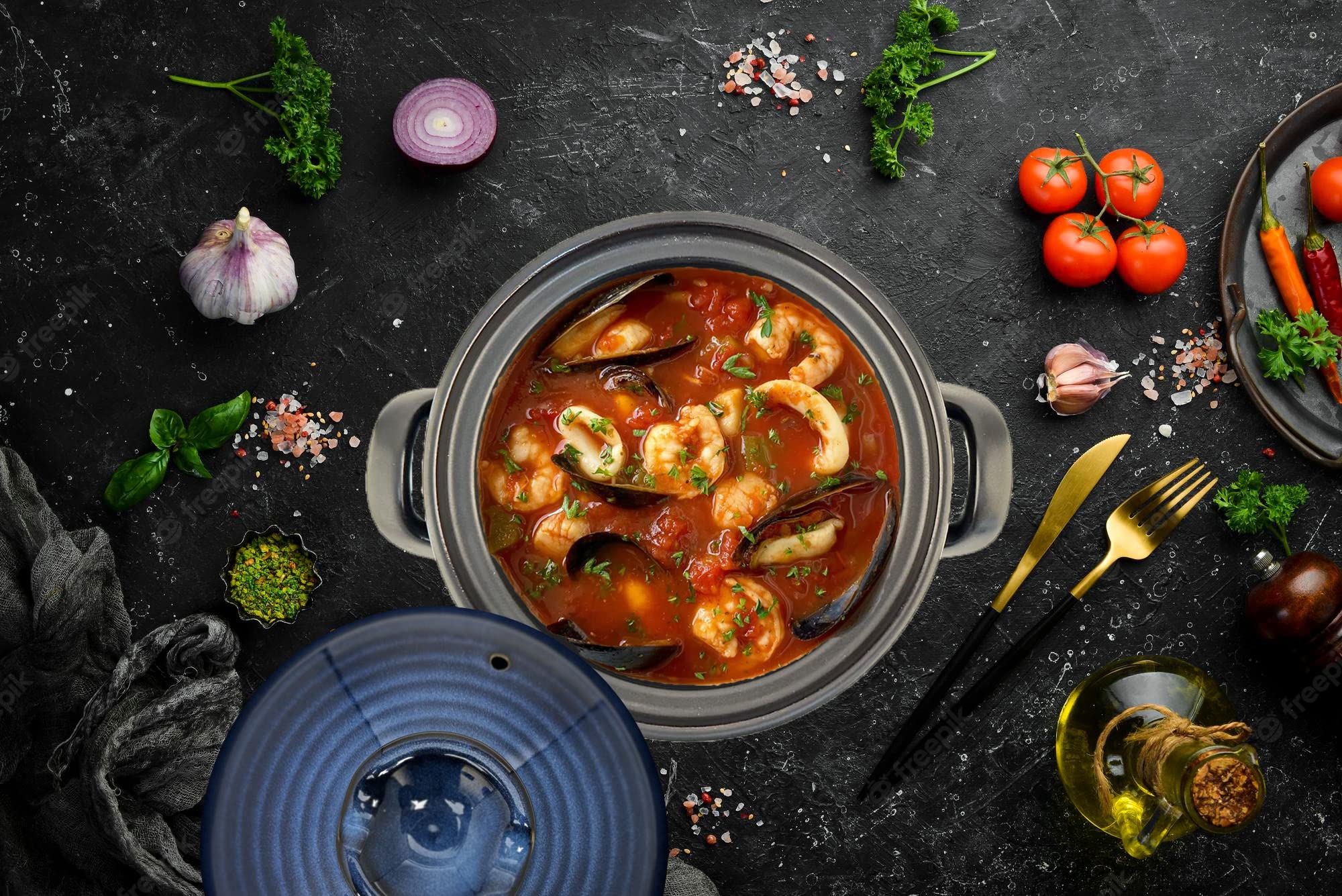 Premium Japanese Donabe Clay Pot - 1.5L/1.6QT Ceramic Stew Pot with Lid, Traditional Earthenware Cookware for Hot Pot, Soup & Rice Cooking - Blue (Ideal for Home Kitchen, Asian Cuisine & Slow Cooking)