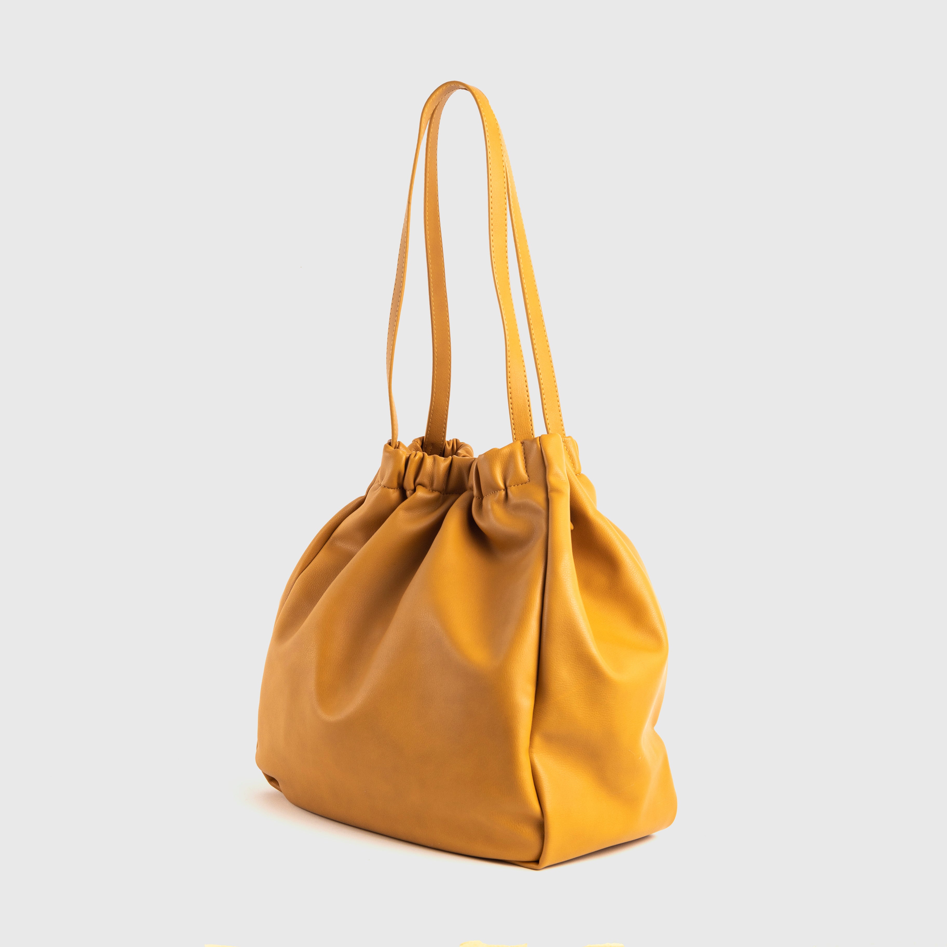 Stylish Paradise Tote Bag in Mustard Yellow - Perfect for Beach, Shopping & Everyday Use