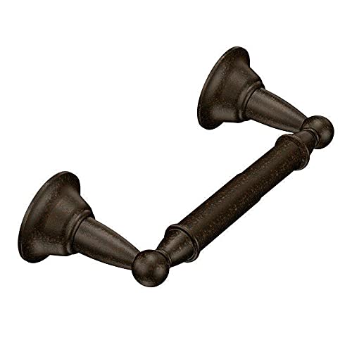 Oil Rubbed Bronze Toilet Paper Holder - Bathroom Tissue Roll Stand with Wall Mount or Freestanding Design - Rust-Resistant Metal Toilet Paper Storage Organizer for Home, Office, and RV Bathroom Decor