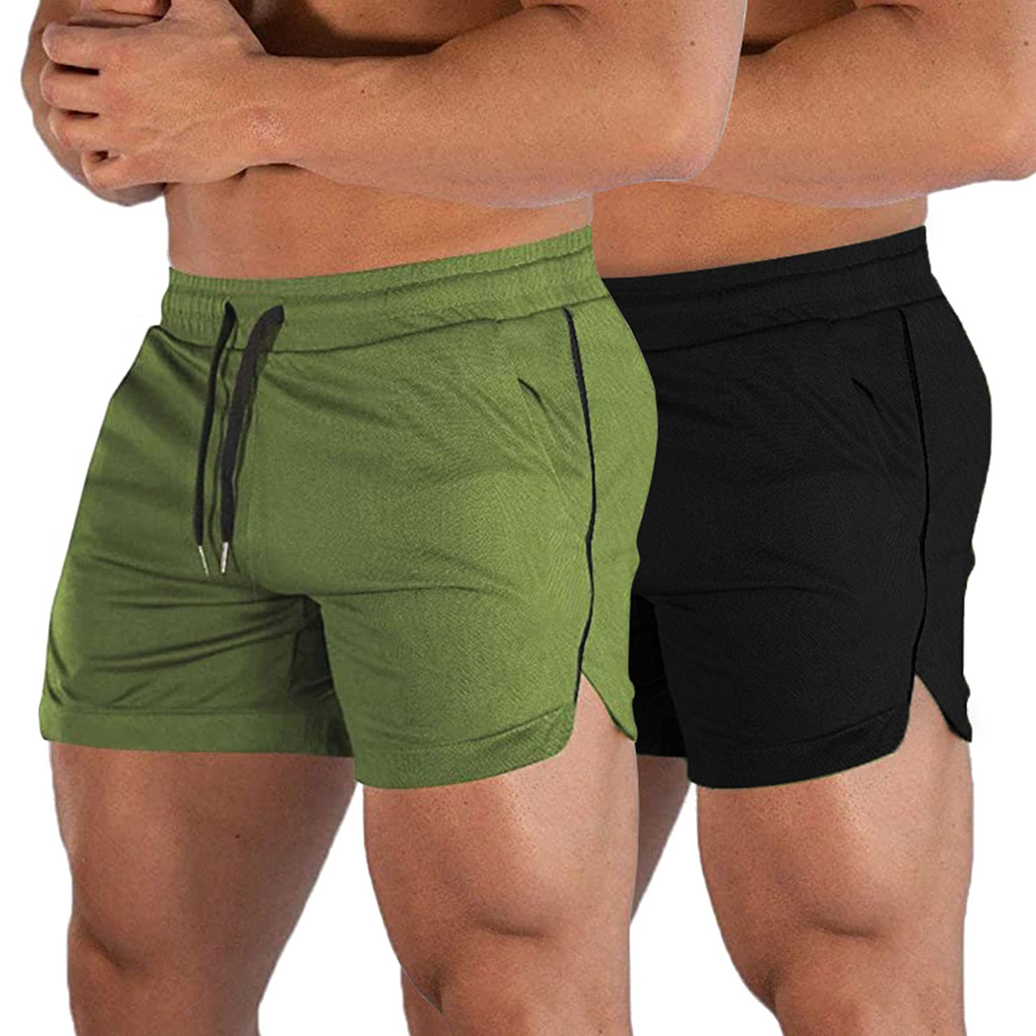 EVERWORTH Men's 5 Inch Athletic Shorts - Gym Workout, Running & Bodybuilding Shorts with Breathable Fabric - Perfect for Training, Jogging & Casual Wear