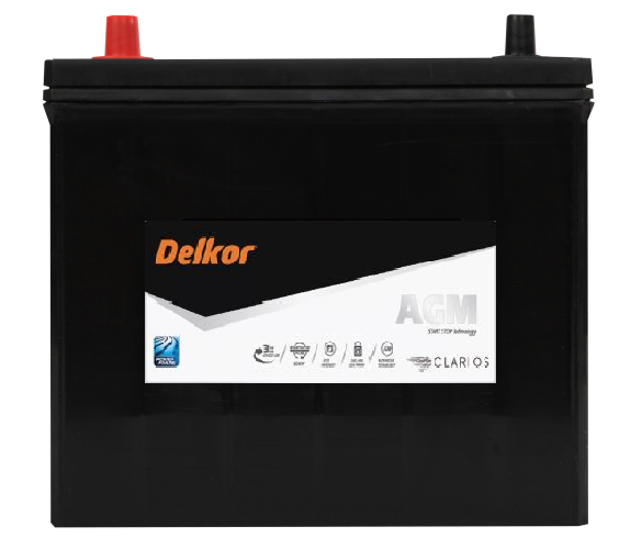 Delkor S46B24R Car Battery - Premium Replacement for Varta S46B24R - Perfect for Honda, Toyota, and Subaru Vehicles - Reliable Cold Weather Performance