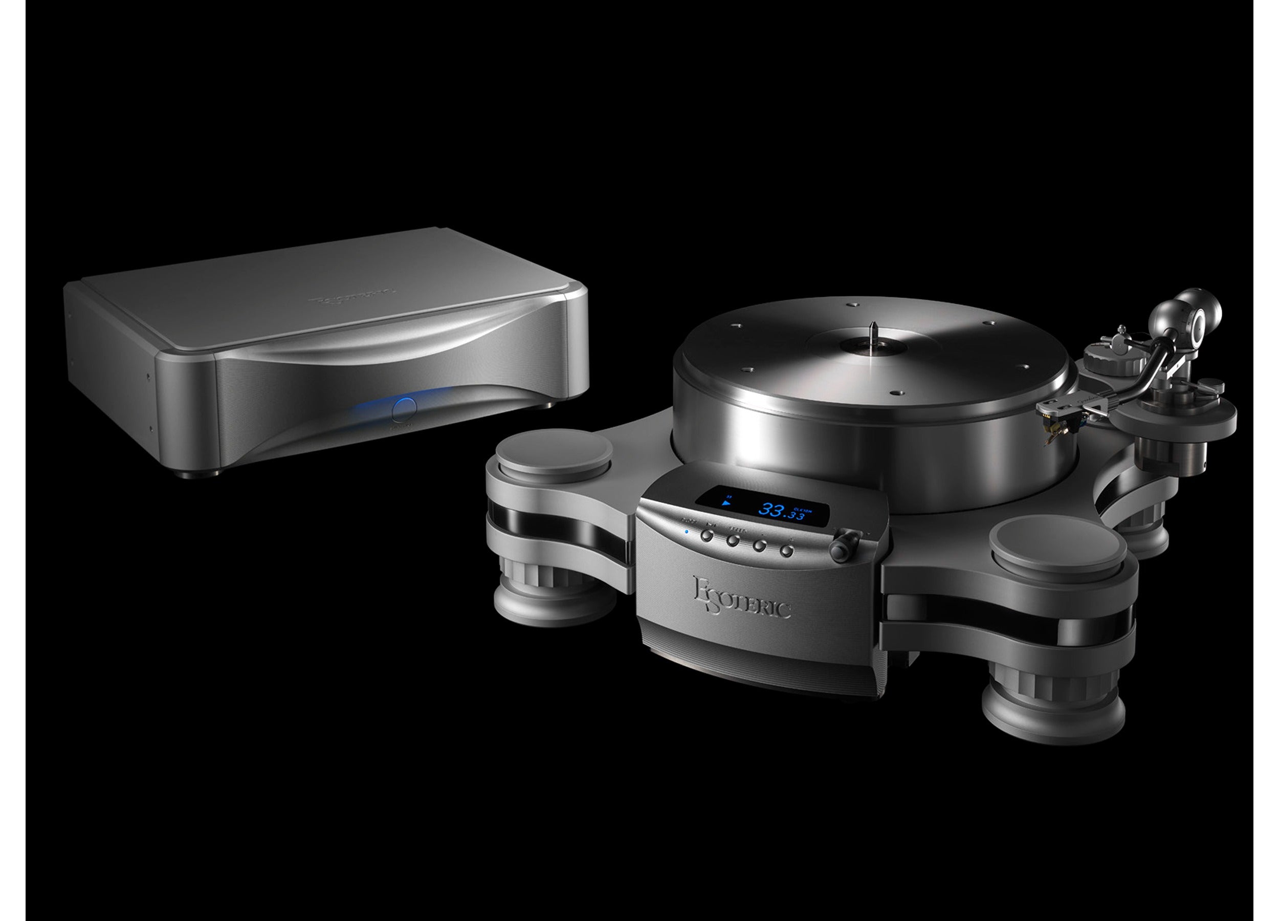 Esoteric Grandioso T1 Multi-Arm Magnetic Drive Turntable - High-End Audiophile Turntable for Vinyl Records - Perfect for Home Audio Systems & Music Listening Rooms