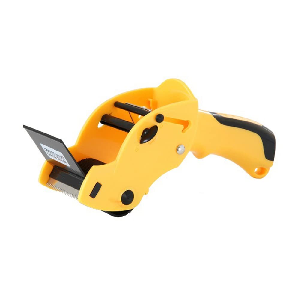 Manual Tape Dispenser & Cutter - 6cm Width Carton Sealer for Packing, Shipping, and Moving Boxes (Random Color) | Ideal for Home, Office, and Warehouse Packaging Needs