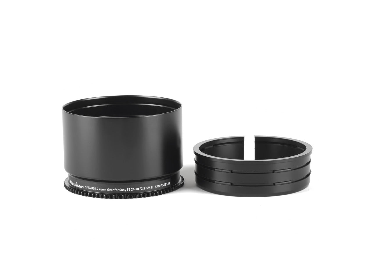 Nauticam SFE2470II Z Zoom Gear for Sony FE 24-70mm F2.8 GM II Lens - Underwater Photography Accessory for Diving & Marine Exploration
