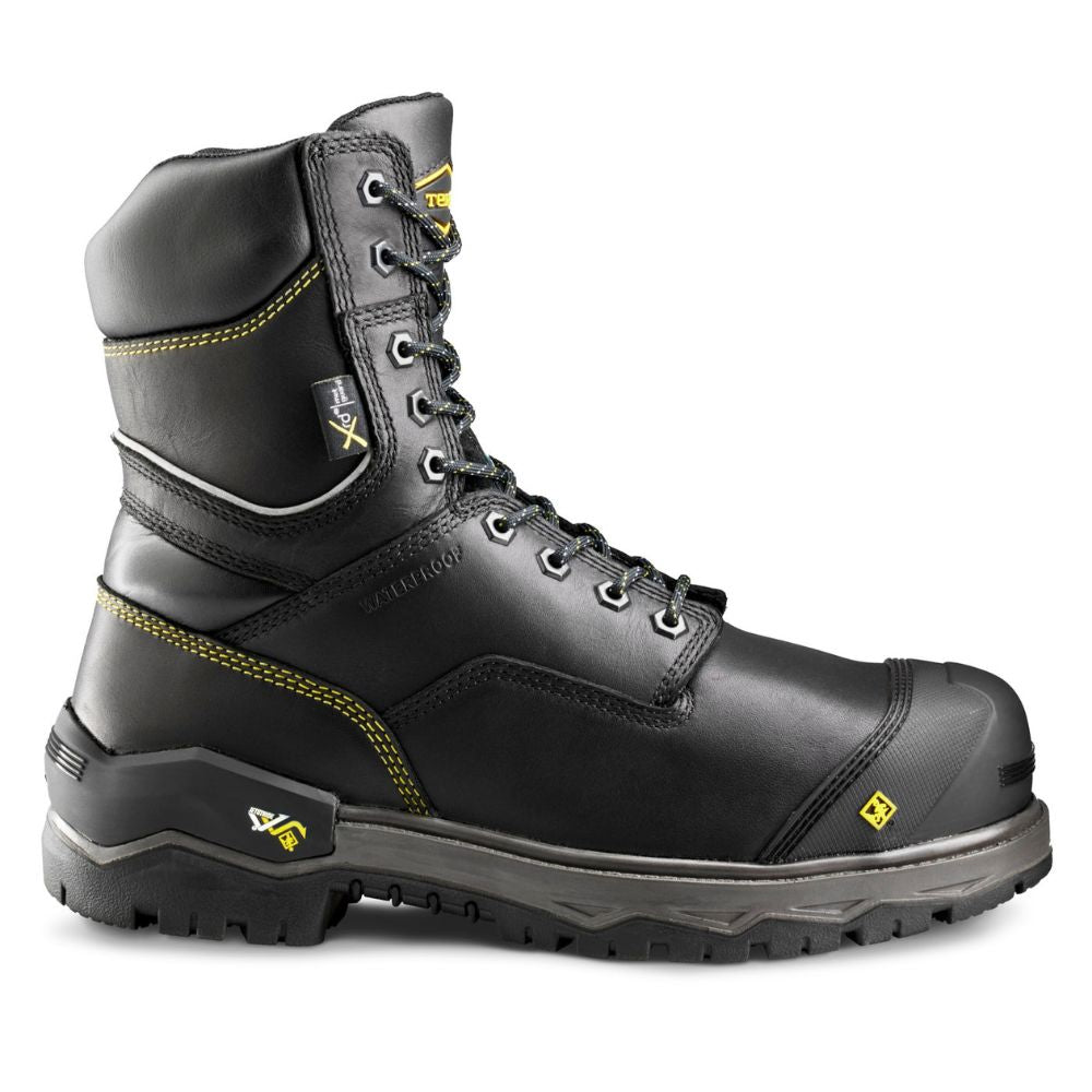Terra Gantry Men's 8 Composite Toe Work Safety CSA Boot with Internal MET Guard TR0A839CBLK - Black - Durable & Comfortable for Construction, Warehouse & Industrial Work