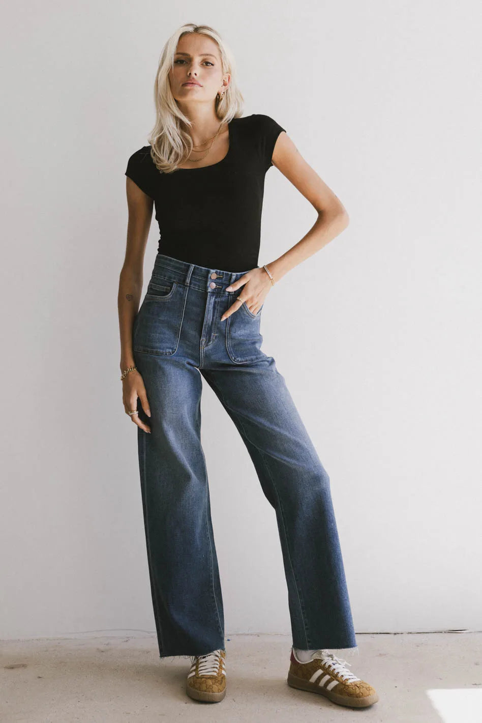 Freya Ribbed Top in Black - Stylish Women's Knit Crop Top for Casual Wear & Layering | Perfect for Everyday Outfits, Date Nights & Office Looks
