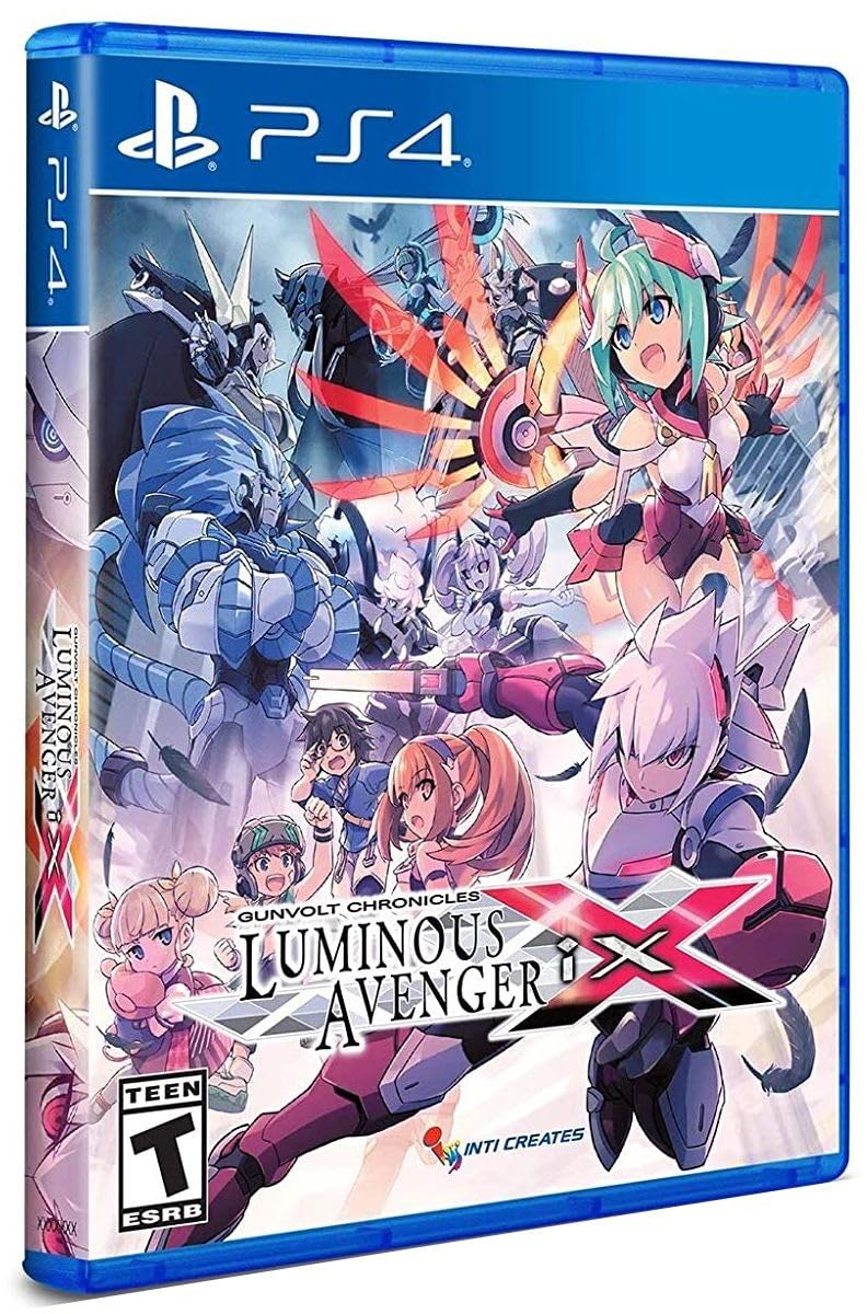 Gunvolt Chronicles: Luminous Avenger iX 2 for PlayStation 4 - Action Platformer Game | Fast-Paced Combat & Stunning Graphics | Perfect for Anime Fans and Side-Scrolling Enthusiasts