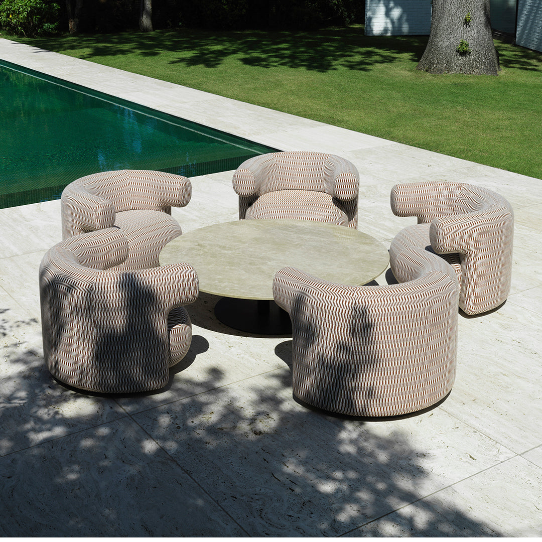 Premium Burra Outdoor Lounge Chair - Waterproof & Durable Patio Furniture for Backyard, Poolside, and Garden Relaxation