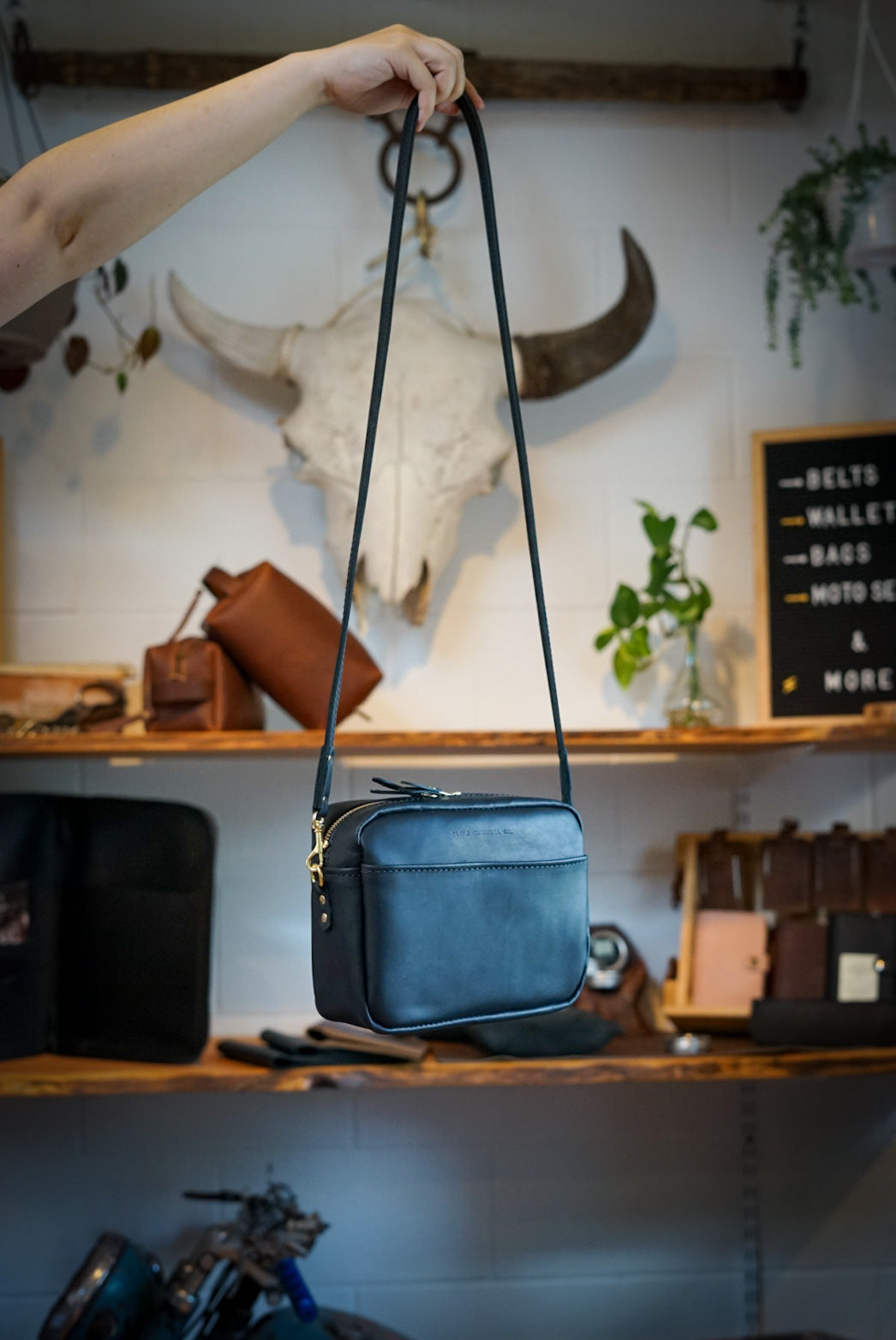 Stylish Rectangle Crossbody Bag in Flat Black - Perfect for Everyday Use, Travel & Work | Durable & Lightweight Shoulder Bag for Women & Men