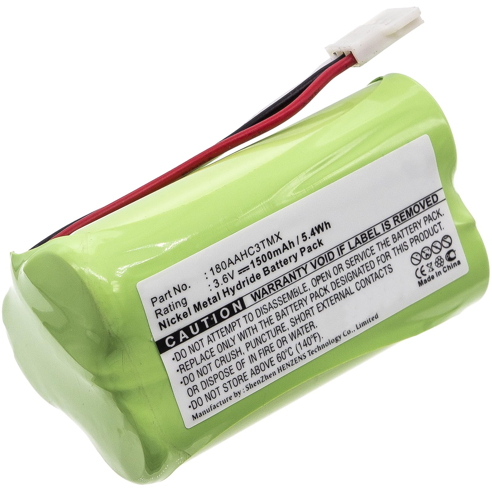 Synergy Digital Replacement Battery for Logitech S315i Speaker - 3.6V 1500mAh Ni-MH High Capacity Battery Compatible with Logitech 180AAHC3TMX - Perfect for Home Audio, Gaming & Office Speaker Systems
