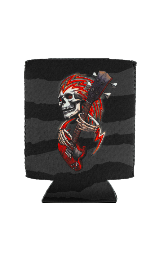 Powell Peralta x Metallica MS Drink Koozie - Black Insulated Beer Can Cooler for Concerts, BBQs & Outdoor Parties