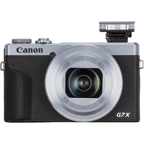 Canon PowerShot G7 X Mark III Digital Camera 20.1MP 4K Vlogging Camera with 4.2x Optical Zoom, Wi-Fi & Bluetooth - Silver - Perfect for Travel, YouTube & Content Creation