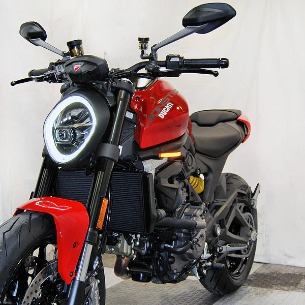 Ducati Monster 937 Front Turn Signals LED Indicators - Compatible with 2021 to Present Models - Enhance Visibility for Day & Night Riding