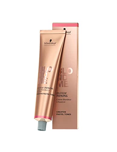 Schwarzkopf BlondeMe Blonde Toning Creative Pastel Sand 60ml - Ash Blonde Hair Toner for Salon-Quality Results at Home | Perfect for Neutralizing Brassiness & Refreshing Blonde Highlights