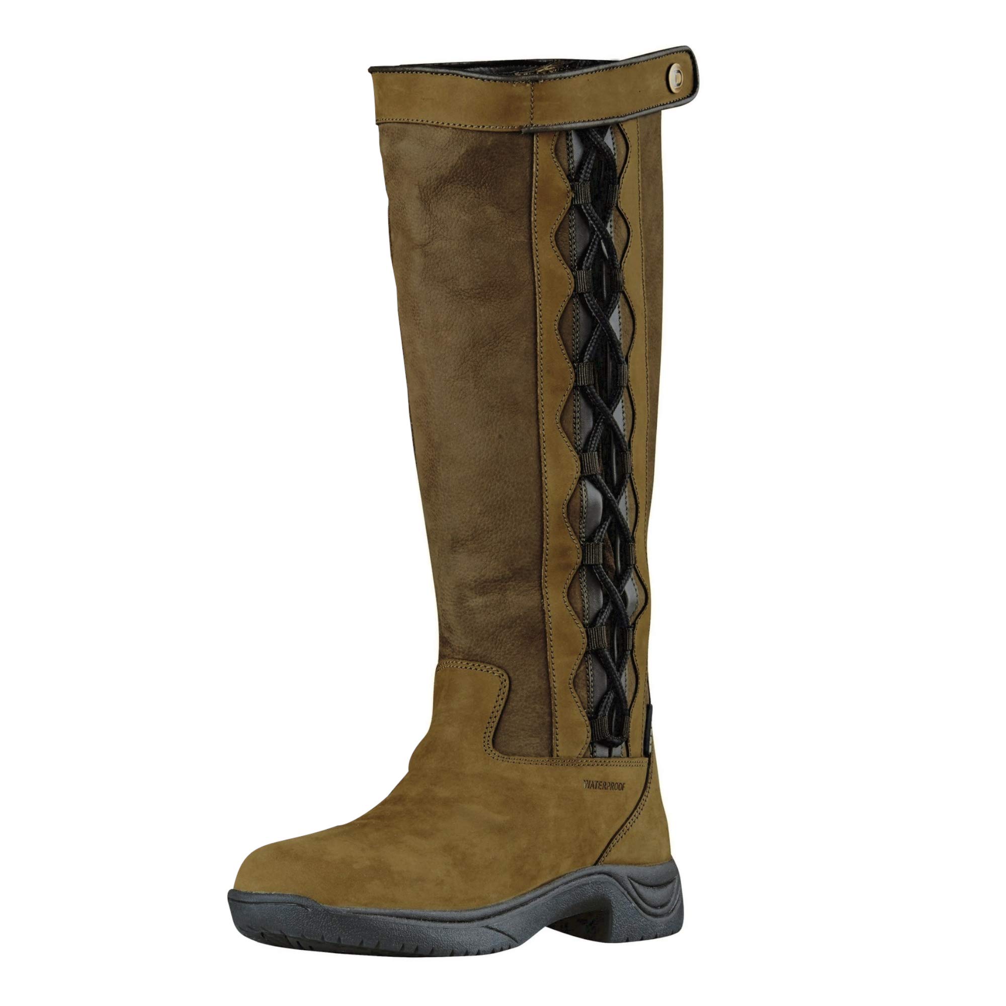 Dublin Adults Unisex Pinnacle Leather Boots II - Waterproof Ankle Boots for Men & Women - Size 6.5 US (Chocolate Brown) - Perfect for Hiking, Outdoor Work & Winter Fashion