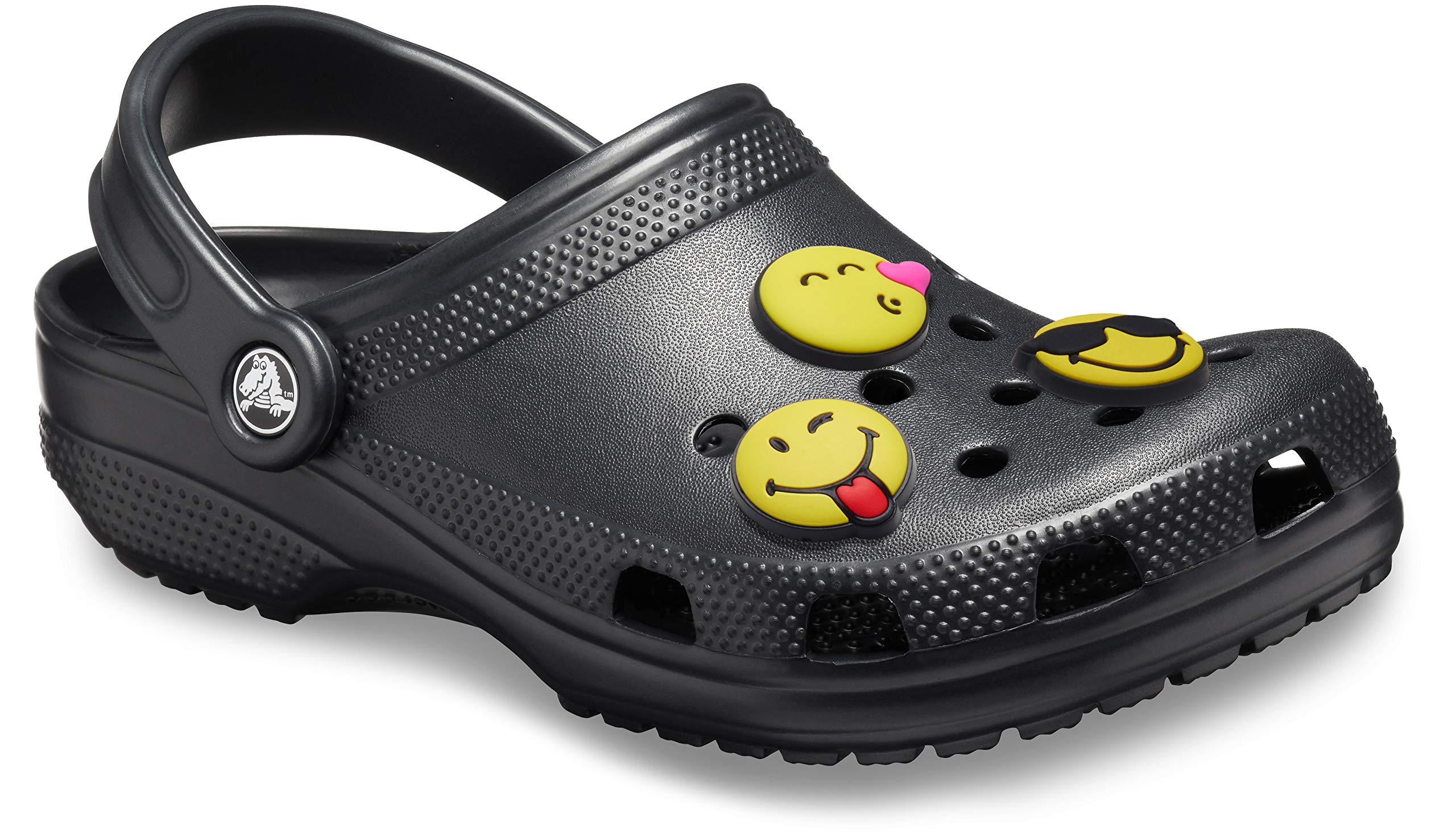 Crocs Classic Clog for Men & Women with 3-Pack Jibbitz Charms - Comfortable Slip-On Shoes for Casual Wear, Gardening & Outdoor Activities