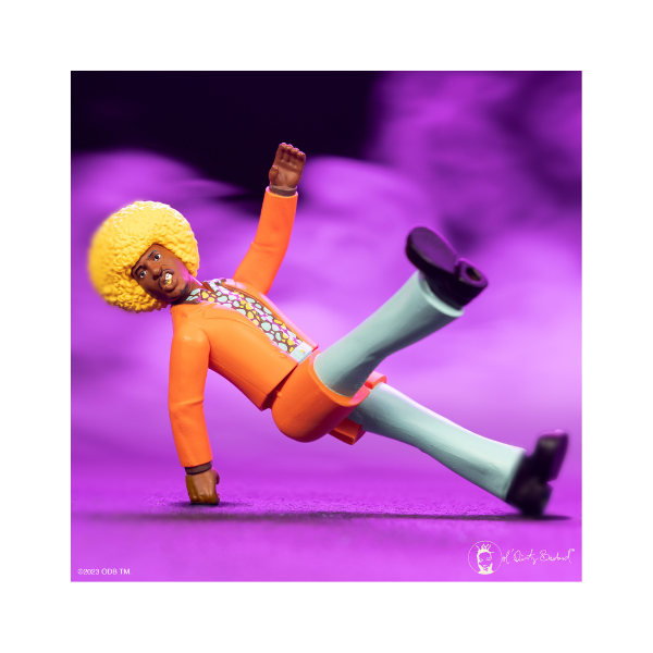 ODB Shimmy Shimmy Ya Reaction 3.75-Inch Action Figure - Collectible Hip Hop Music Merchandise for Fans & Home Display