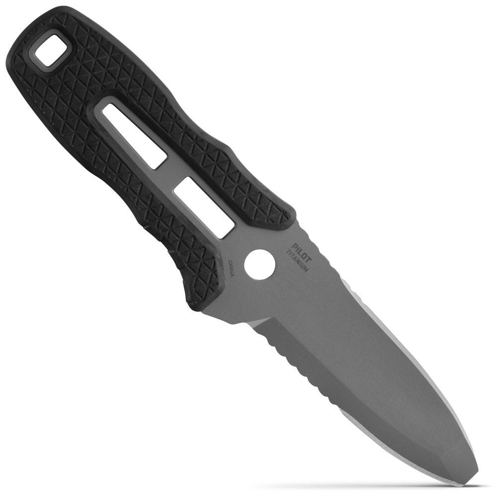 NRS Titanium Pilot Knife - Lightweight Survival Knife for Outdoor Adventures, Camping, Hiking & Emergency Preparedness