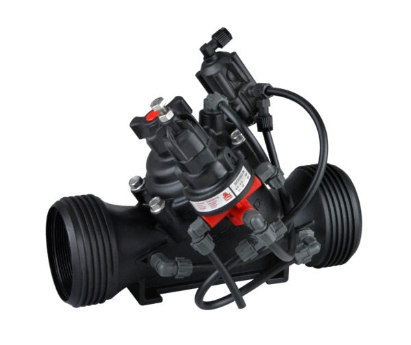 Bermad IR 120 54 3W X Plastic Hydraulic Pressure Reducing Valve - Normally Closed with Hydraulic Relay for Water Supply & Irrigation Systems