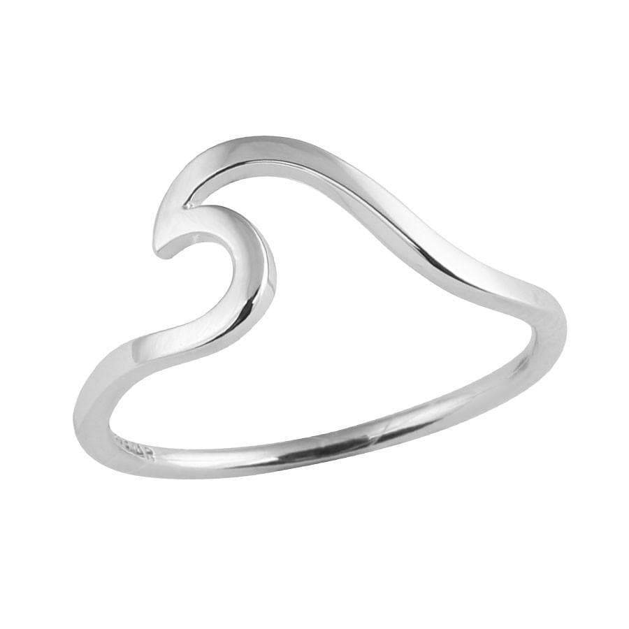 Epic Wave Ring for Women - Trendy Boho Silver Stainless Steel Adjustable Statement Jewelry - Perfect for Beach, Festival, and Everyday Wear