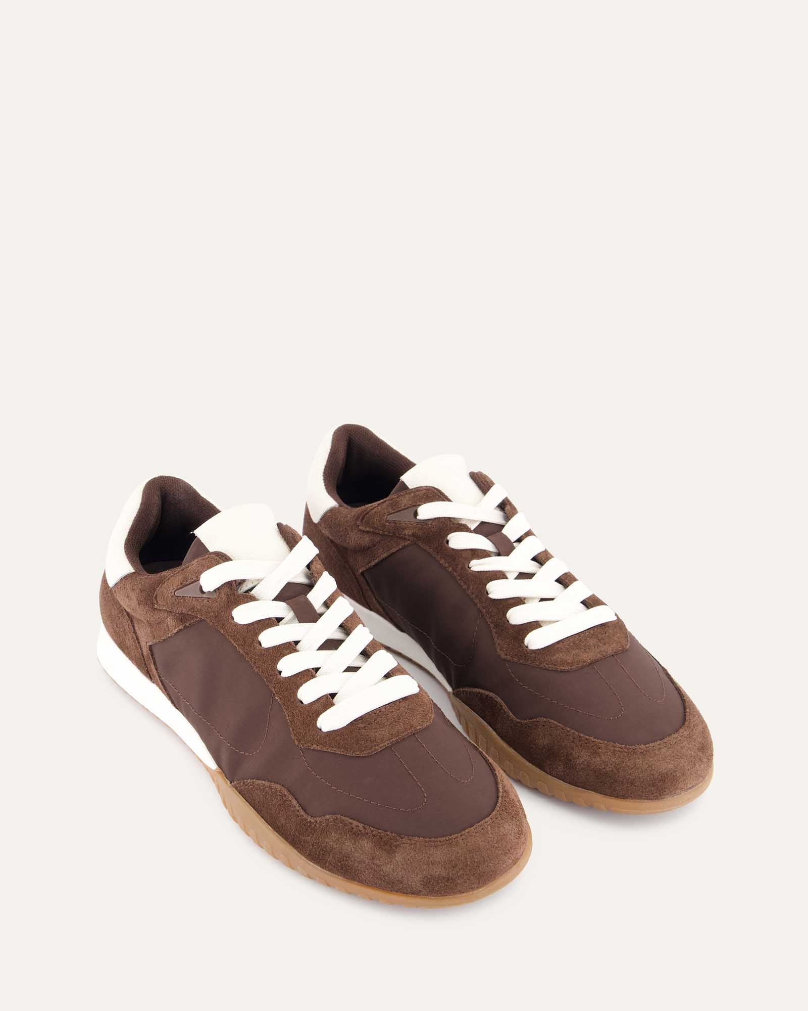 GRETA Women's Chocolate Multi-Color Sneakers - Comfortable Casual Walking Shoes for Everyday Wear, Gym, and Travel