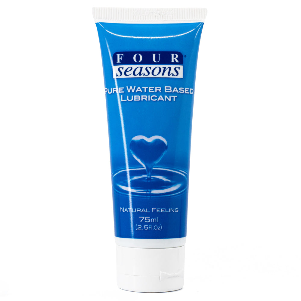 Four Seasons Pure Water-Based Lubricant - Long-Lasting & Hypoallergenic Personal Lubricant for Men & Women - Perfect for Intimacy, Massage & Sensitive Skin Care