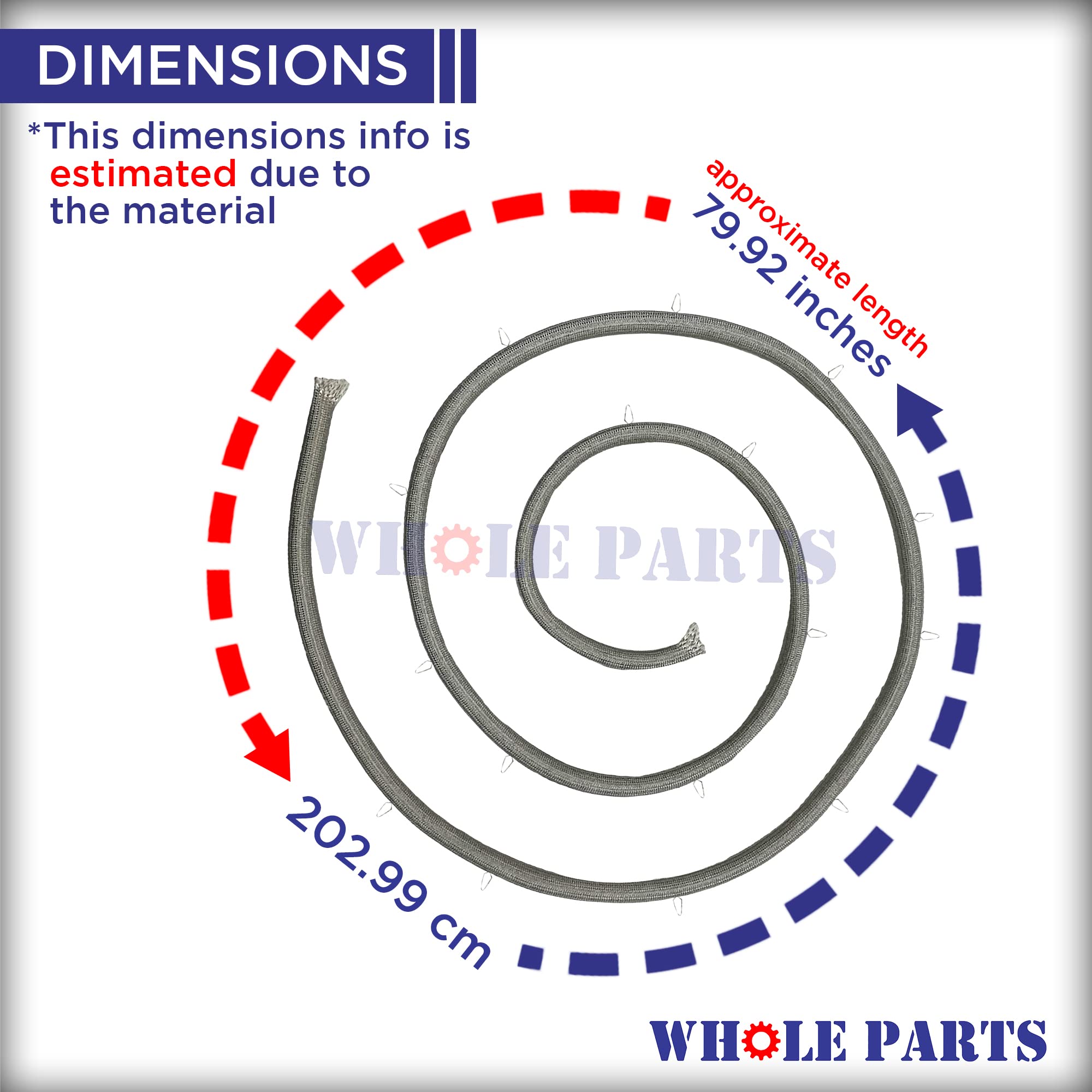 Replacement Oven Door Gasket Seal with 16 Mounting Clips - Compatible with Frigidaire, White Westinghouse, IKEA & Kenmore Ranges (Part# 316403101) | Perfect for Kitchen Appliance Repair and DIY Home Maintenance