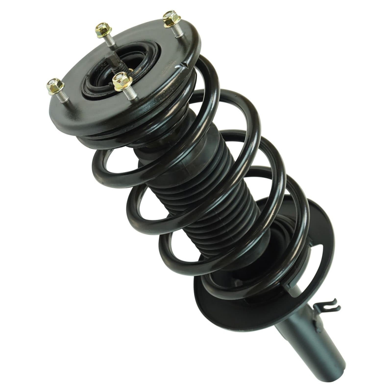 TRQ Front Left Complete Strut & Coil Spring Assembly - Compatible with 2010-2012 Ford Taurus - Perfect for Smooth Ride & Suspension Repair | Drivers Side Replacement Part