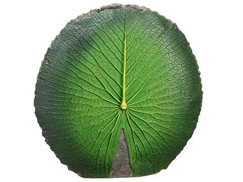 Allstate 18-Inch Green and Black Modern Water Lily Pattern Spring Vase - Perfect for Home Decor, Wedding Centerpieces & Floral Arrangements