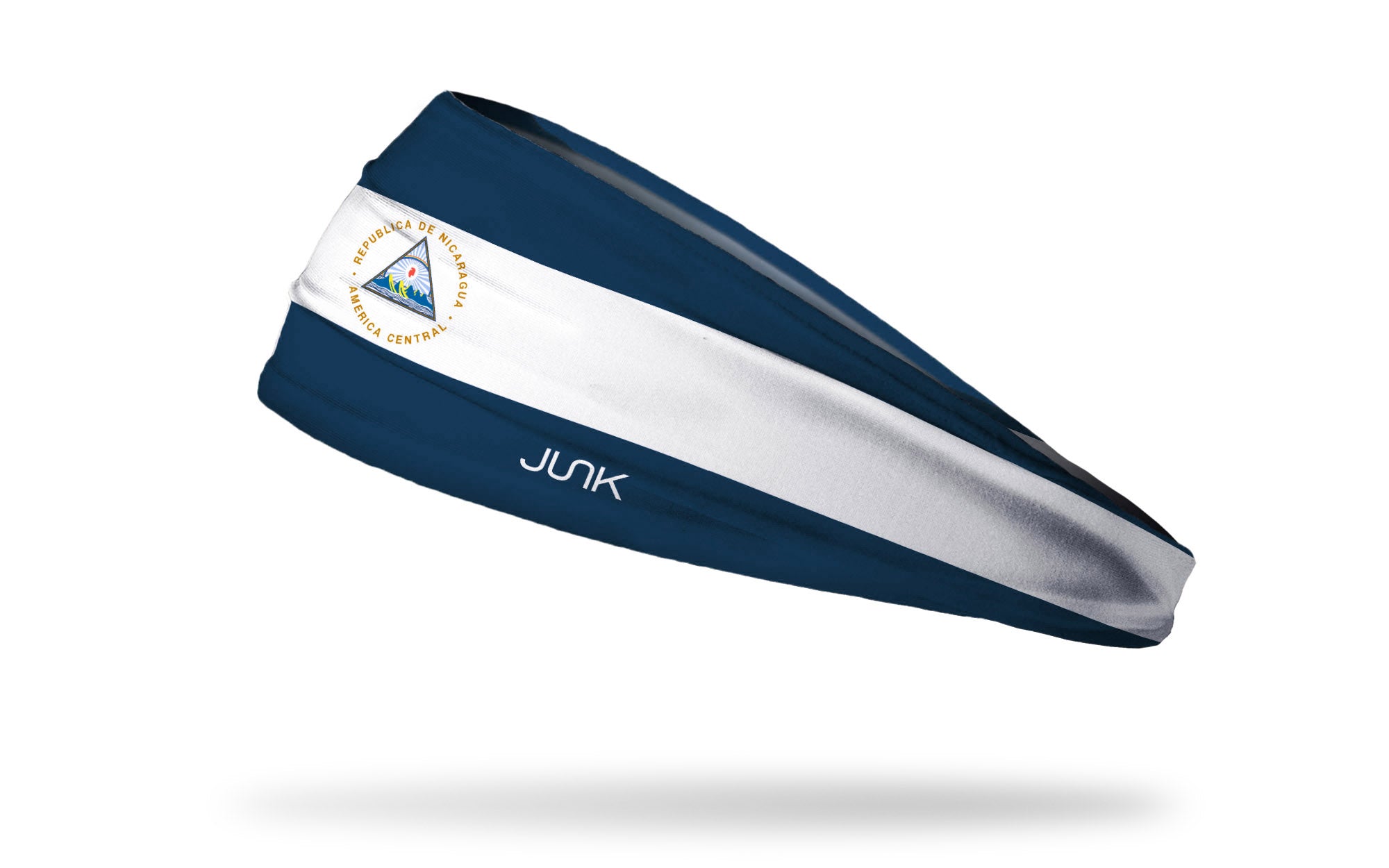 Nicaragua Flag Big Bang Lite Headband - Adjustable & Comfortable Headwear for Sports, Running, Yoga & Outdoor Activities