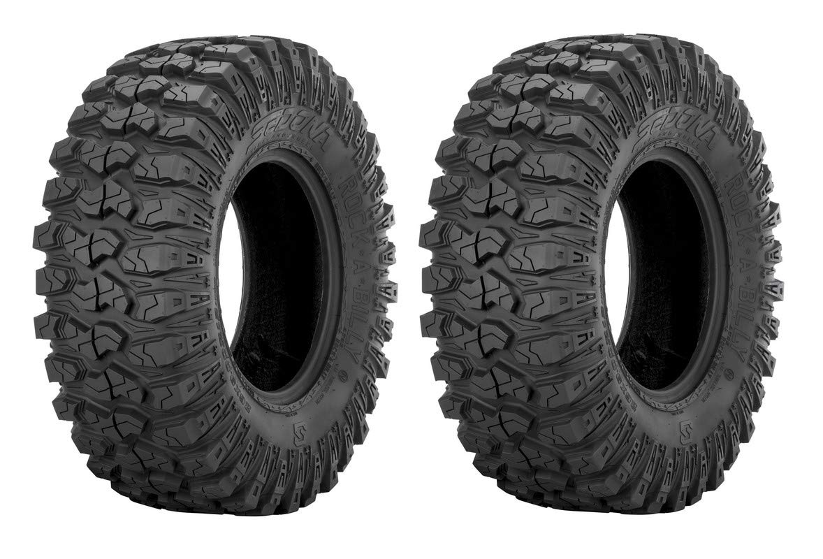 New Sedona Rock-A-Billy 26x9x12 Front Tires for 2018-2019 Can-Am Defender HD8 - Off-Road ATV UTV Replacement Tires for Mud, Sand & Trail Riding
