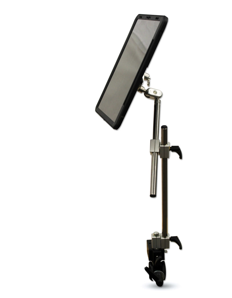 Daessy Lite Mount for iPad Pro 12.9 (4th, 5th, 6th Generation) - Adjustable Stand Holder for Desk, Bed, Car & Travel Use