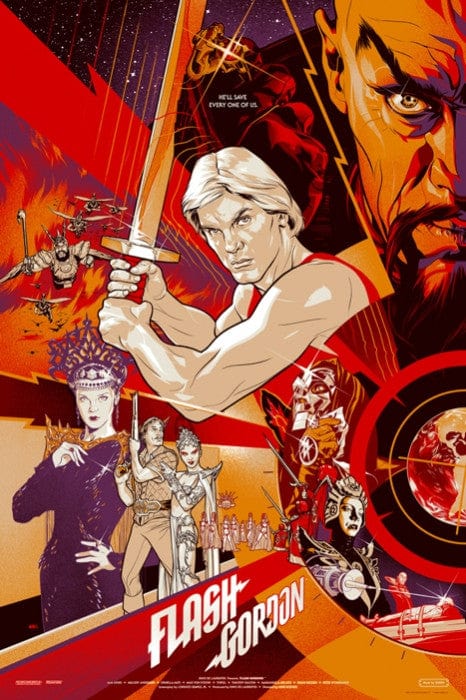 Flash Gordon (1980) Sci-Fi Adventure Movie - Classic Space Fantasy Film for Movie Nights & Retro Sci-Fi Collections