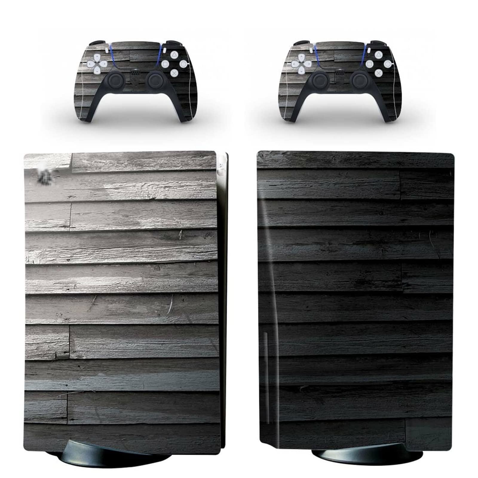 FXCON Anime Vinyl Skin Wrap for PS5 Disk Edition Console & 2 Controllers - Bubble-Free, Durable, Scratch-Resistant (28140) - Perfect for Gaming Setups & Anime-Themed Decor