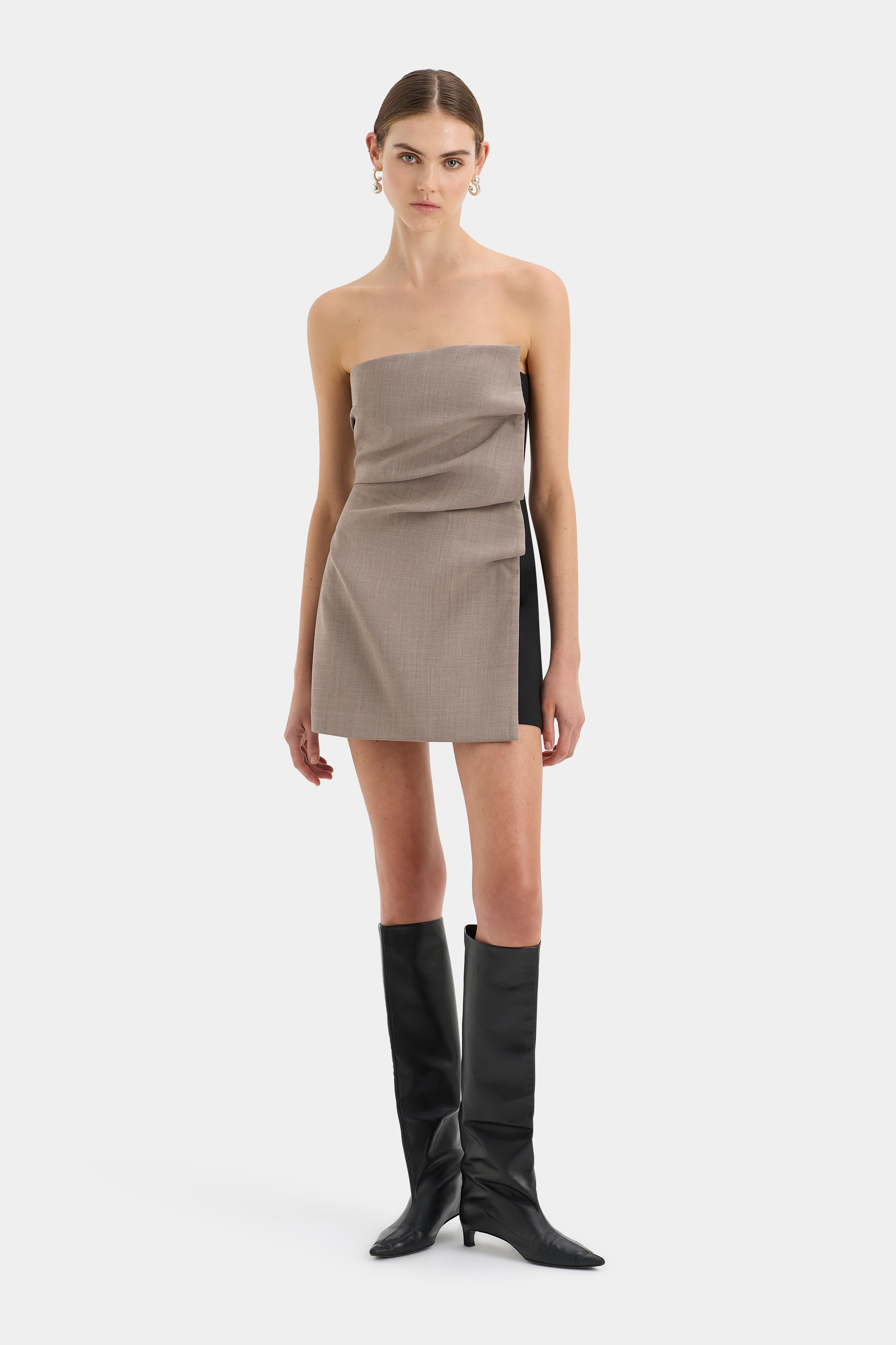 Leonardo Pleated Mini Dress for Women - Elegant Party & Cocktail Dress - Perfect for Night Out, Date Night & Special Occasions