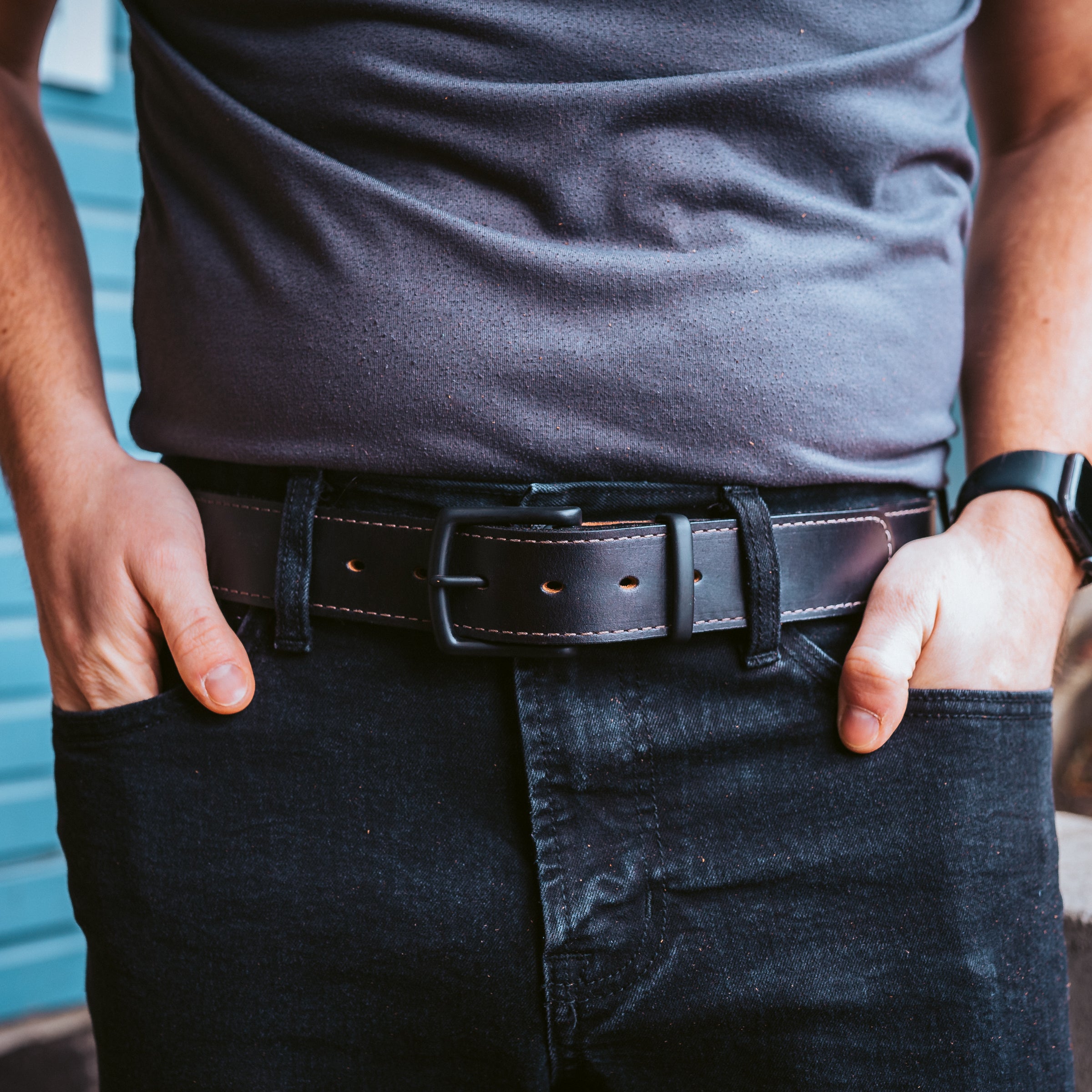 Premium Genuine Leather Vanguard Belt for Men - 1.5