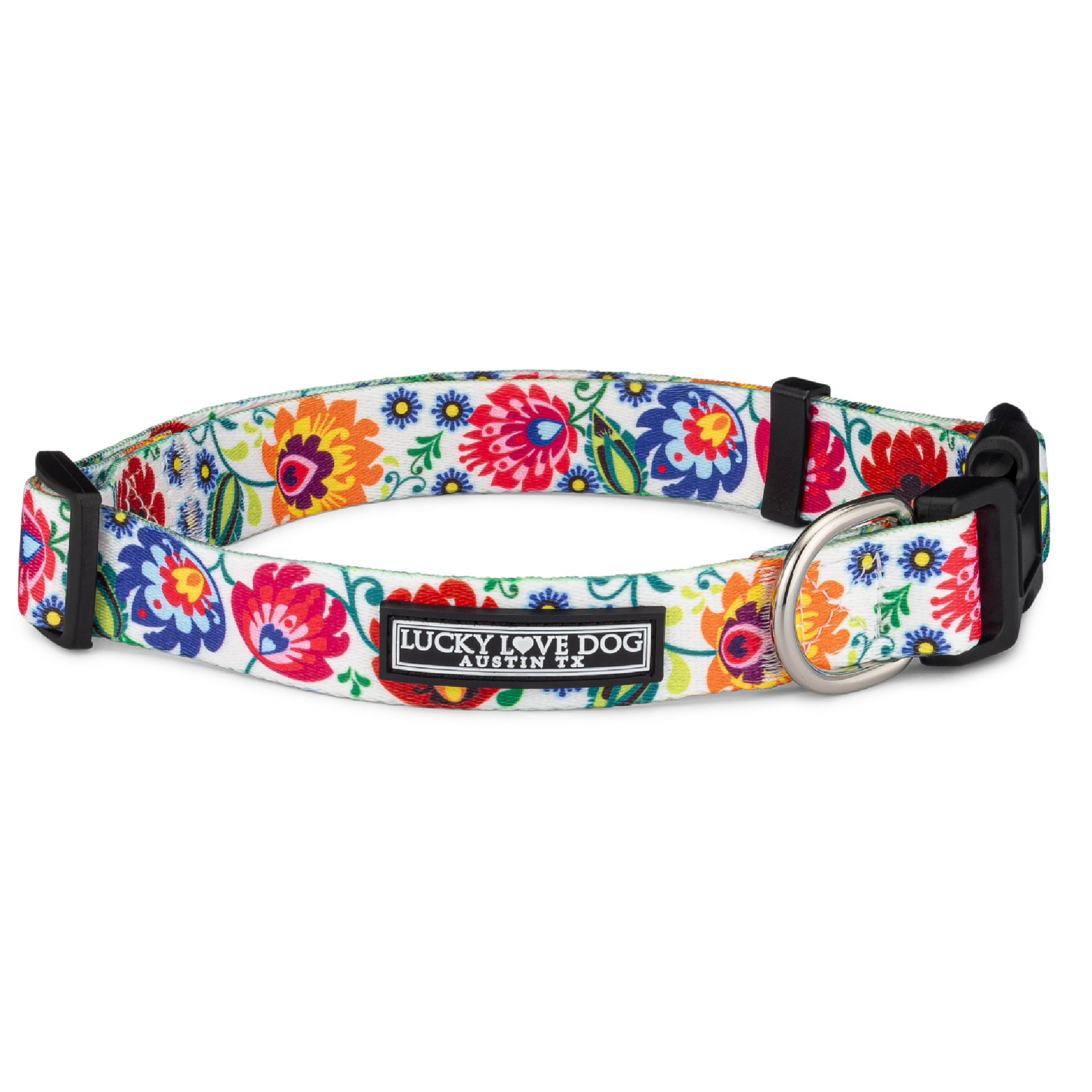 Premium Ladybird Dog Collar - Adjustable Pet Collar with D-Ring for Leash, Cute Ladybug Pattern Pet Accessories for Small Medium Dogs - Perfect for Daily Walks, Training & Outdoor Adventures