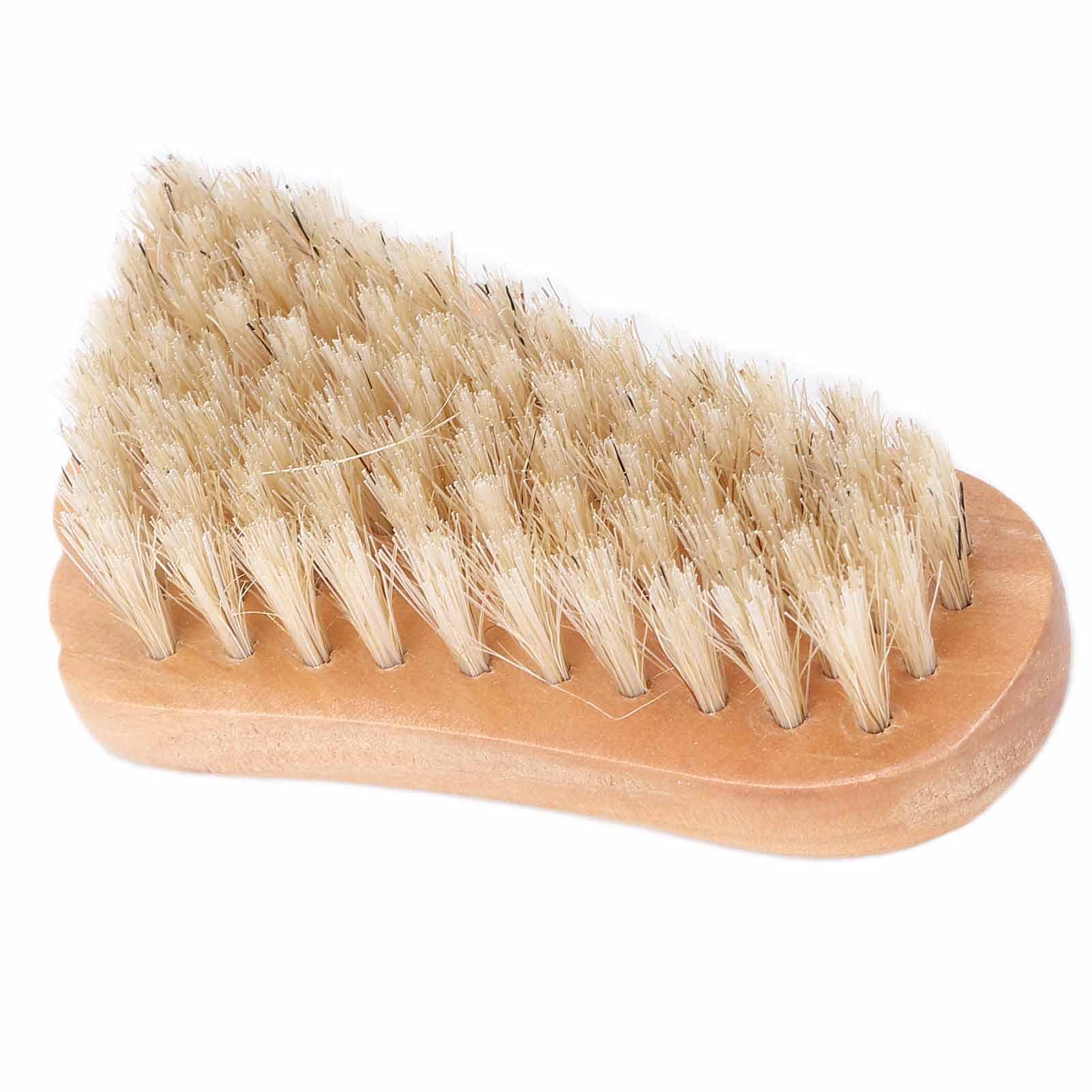 Wooden Nail Scrub Brush - Portable Manicure & Pedicure Tool for Salon & Travel