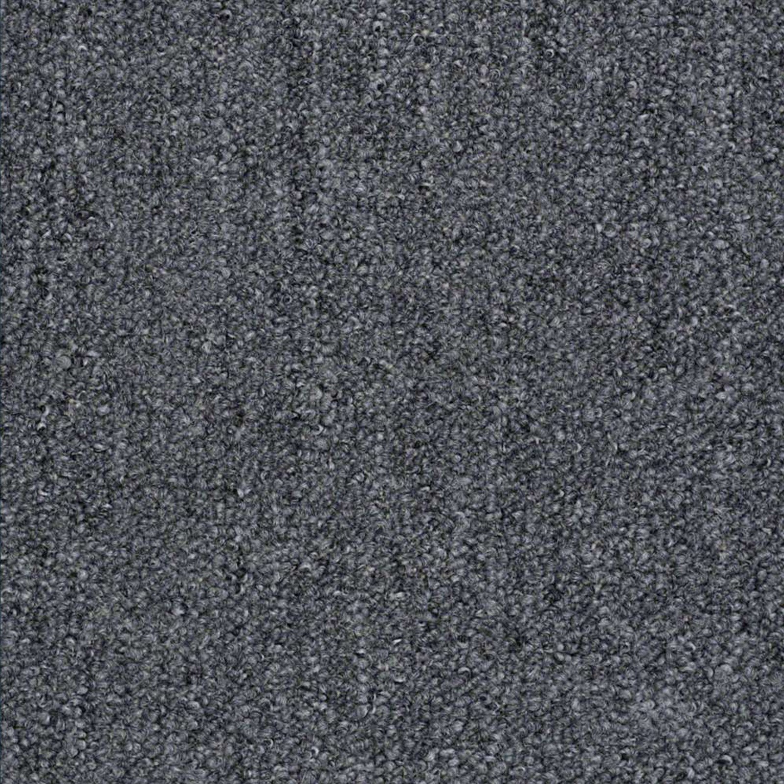 Home Queen 5' Square Indoor Outdoor Commercial Area Rug - Soft Grey Color for Living Room, Bedroom, Patio & Office Decor
