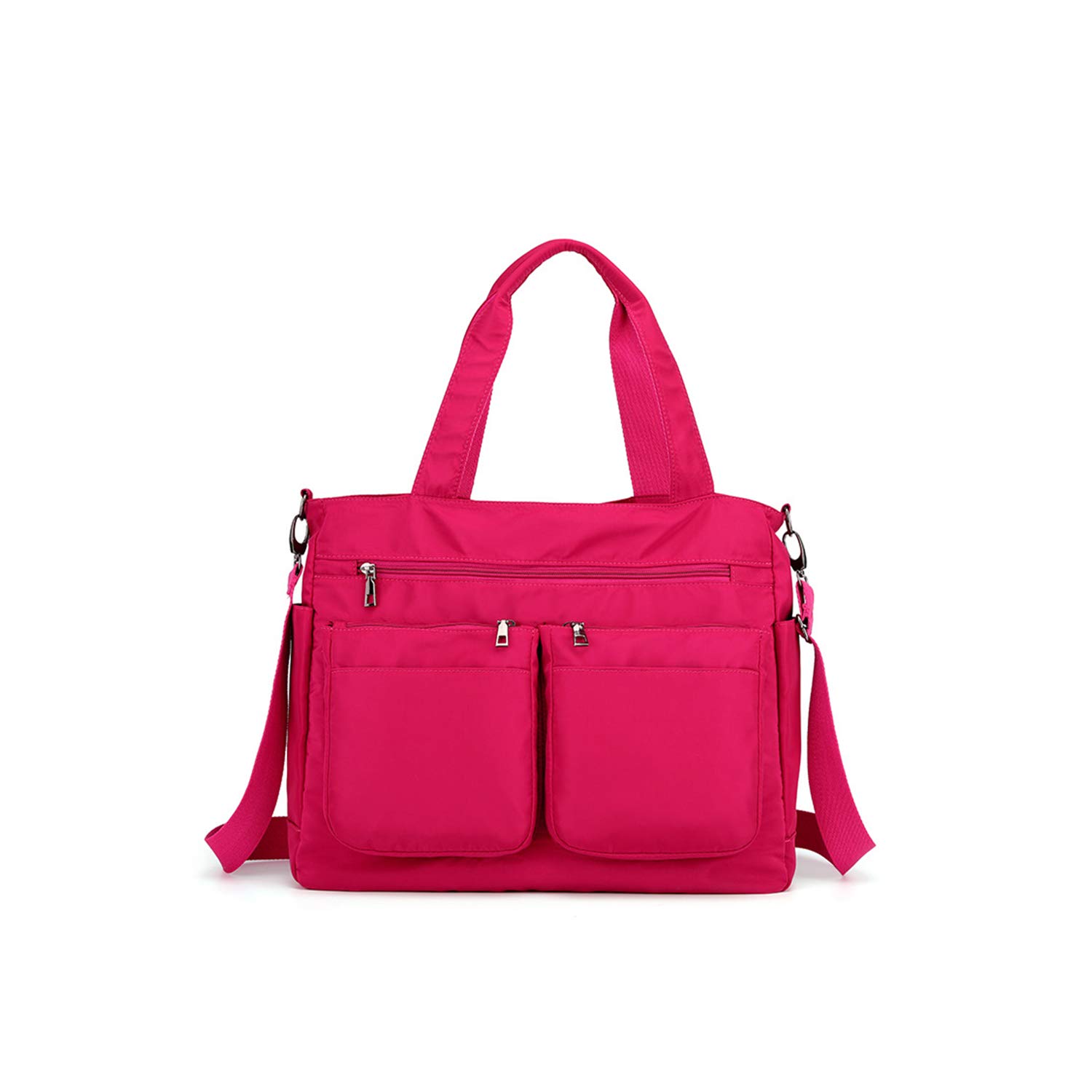NOTAG Lightweight Waterproof Nylon Tote Bag for Women - Large Travel Shoulder Handbag for Shopping, Beach, Work & Daily Use