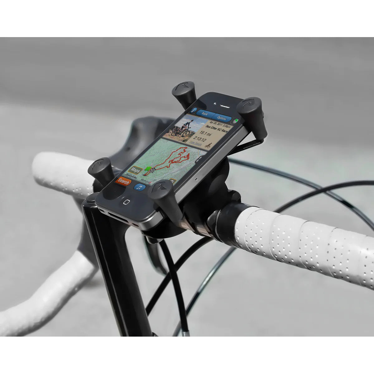 RAM EZ ON/OFF™ Universal Bike Mount with X-Grip® Phone Holder - Compatible with Smartphones & GPS Devices - Perfect for Cycling, Commuting & Outdoor Adventures (RAP-274-1-UN7U)